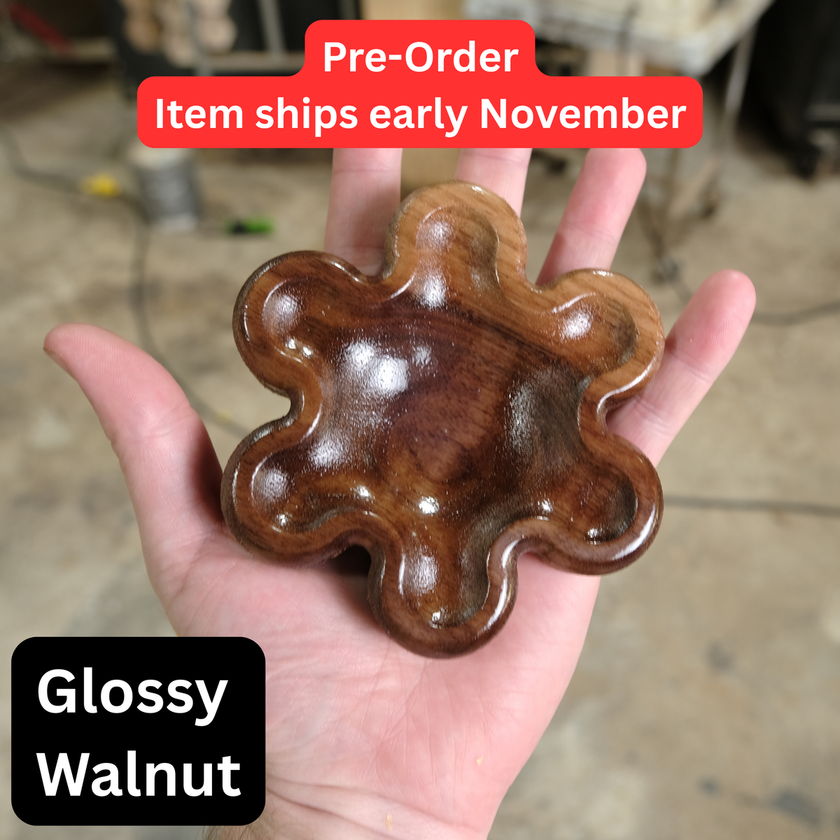 Smooth Flower Ring Dish (Pre-Order ships November)