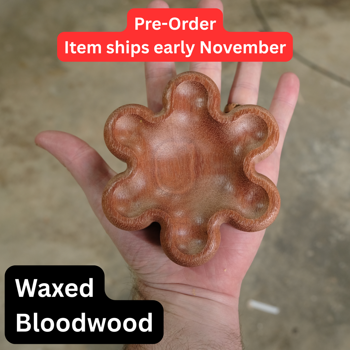 Smooth Flower Ring Dish (Pre-Order ships November)