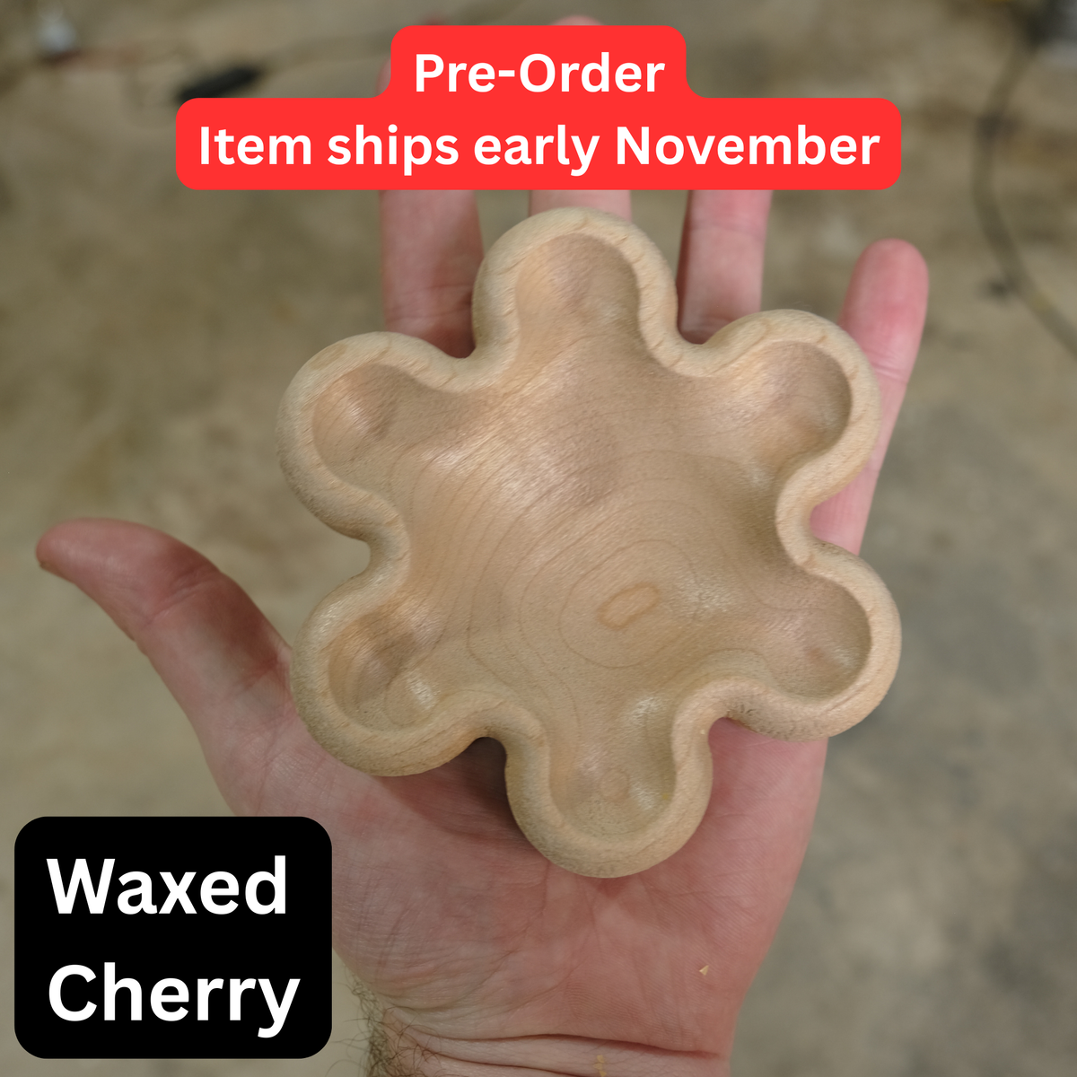 Smooth Flower Ring Dish (Pre-Order ships November)