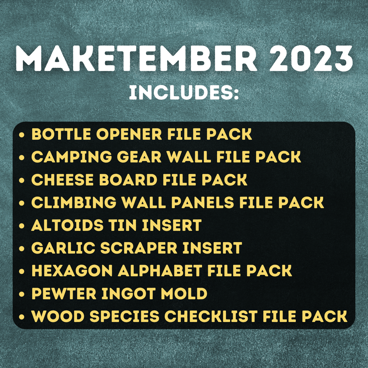 2023 Maketember Mega File Pack