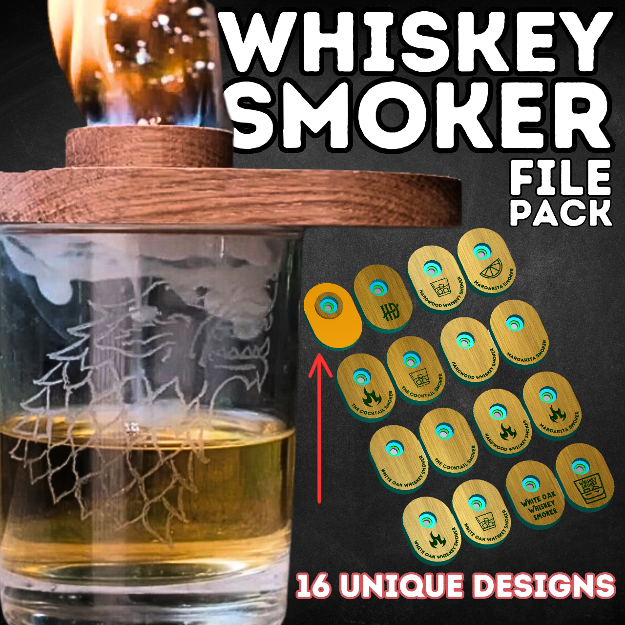 Whiskey Smoker CNC File Pack