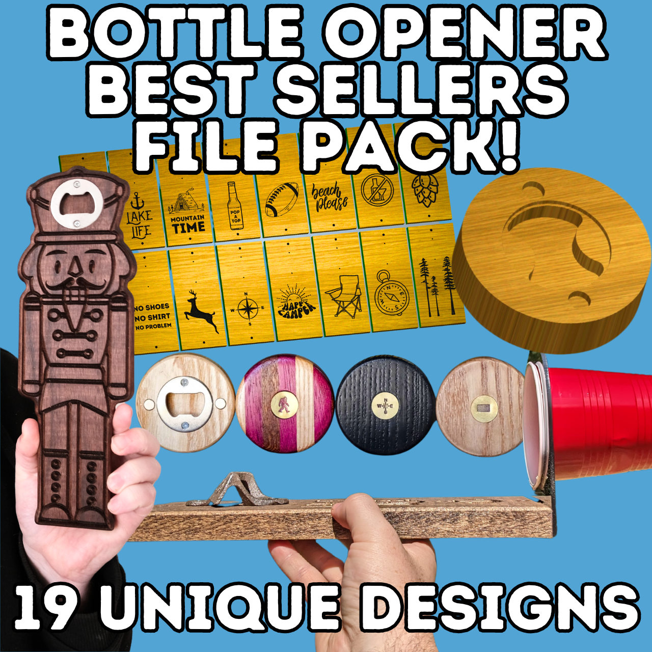 CNC Bottle Opener File Pack