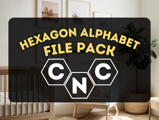 Hexagon Alphabet File Pack