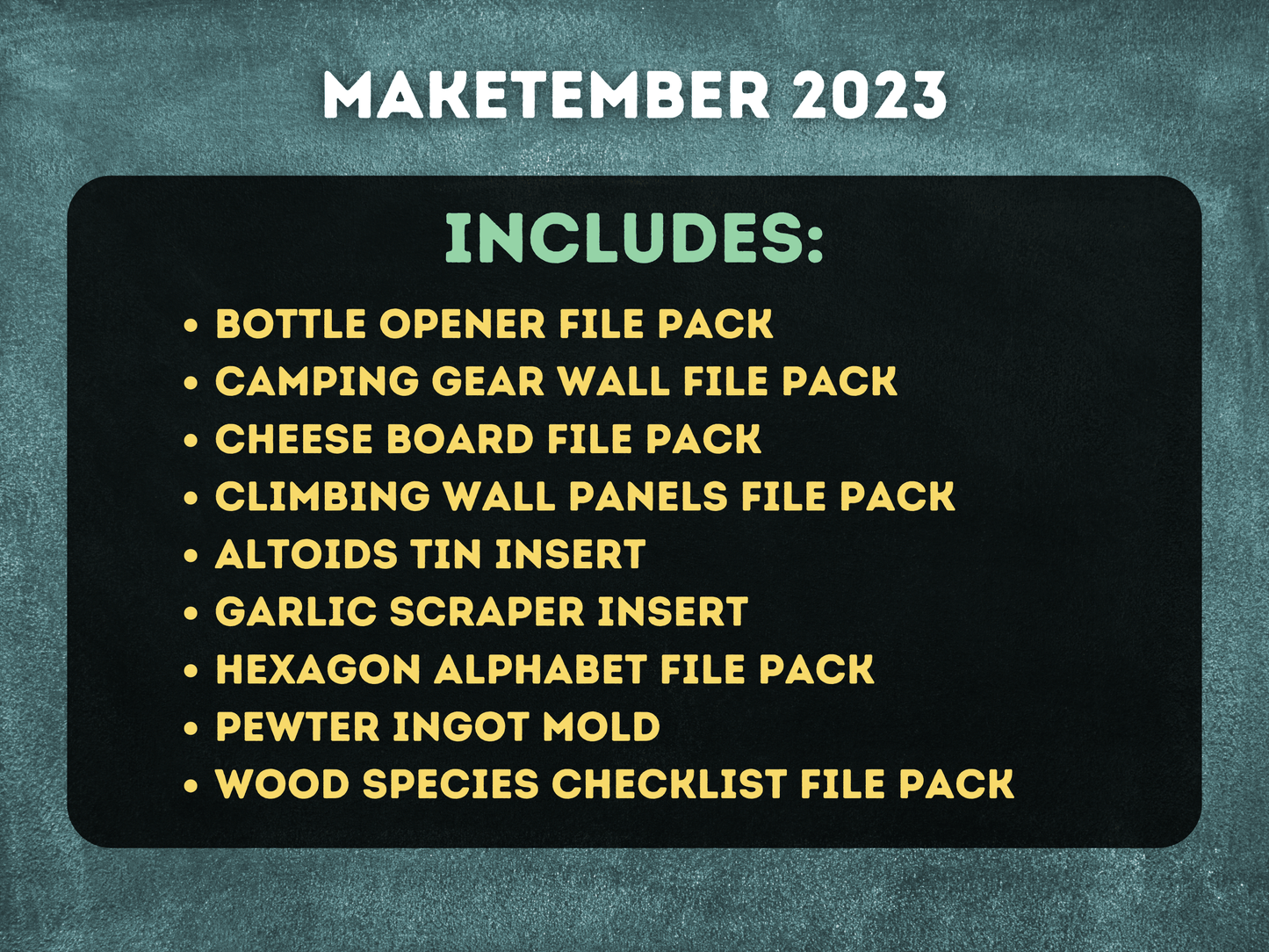 2023 + 2022 Maketember Mega File Pack