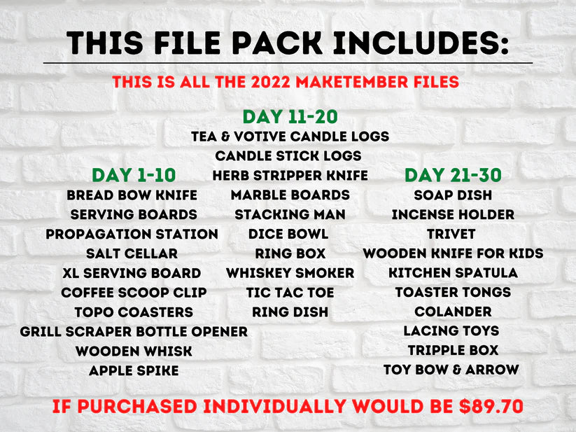 2023 + 2022 Maketember Mega File Pack