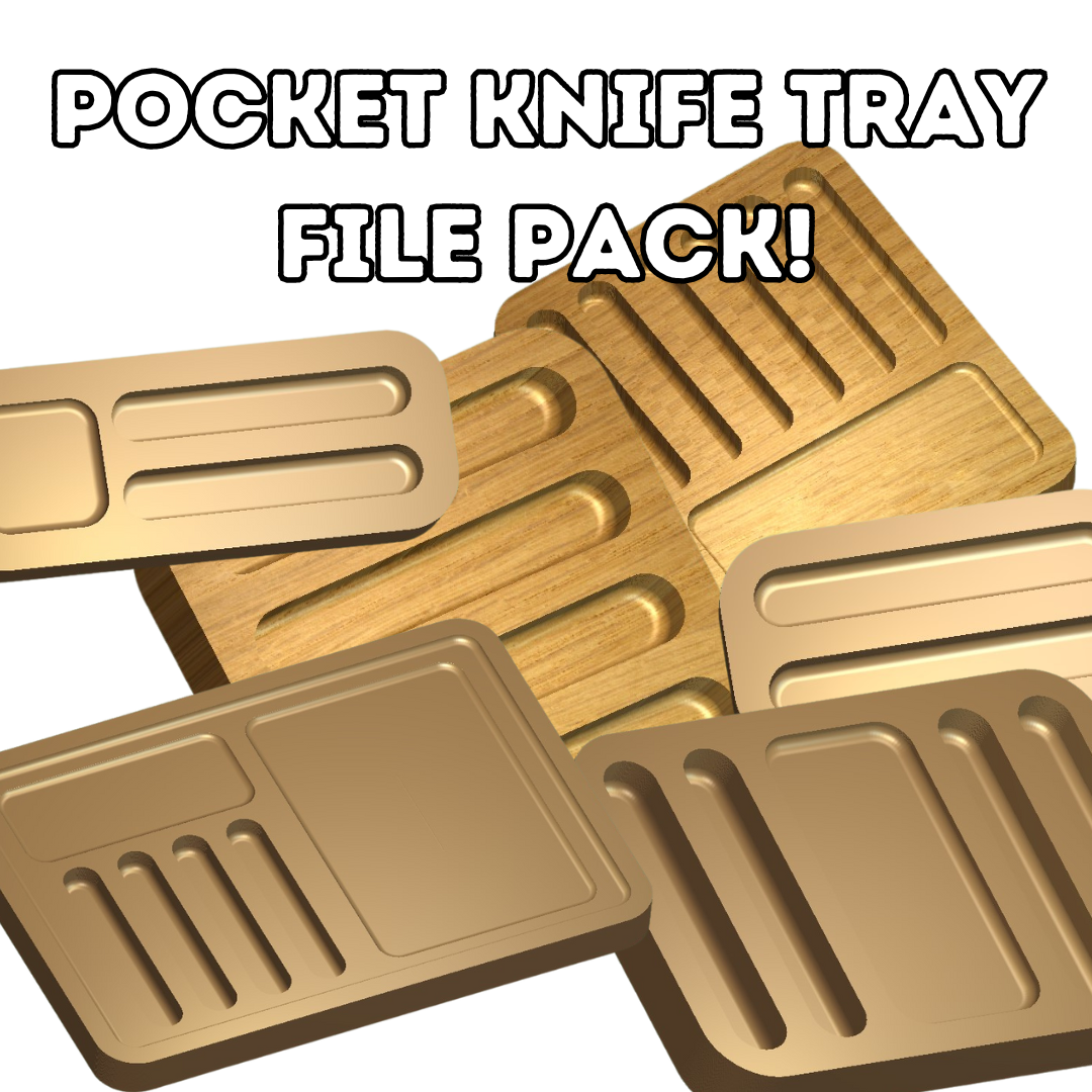Pocket Knife Tray File Pack