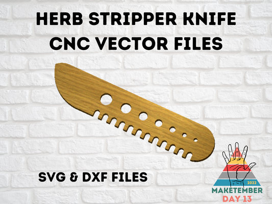 Herb Stripper Knife - Maketember
