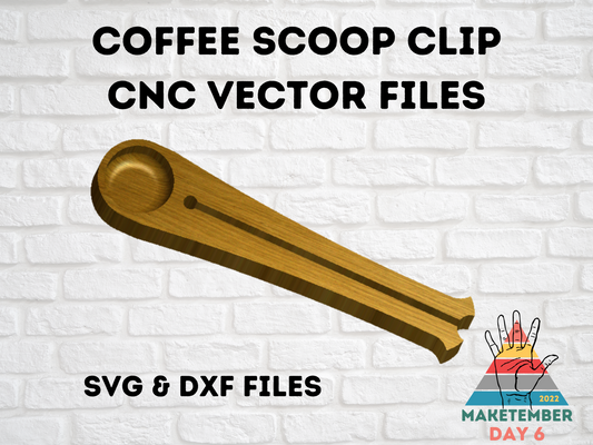 Coffee Scoop Clip - Maketember