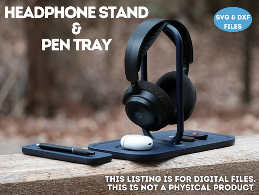 Headphone Stand & Pen Tray