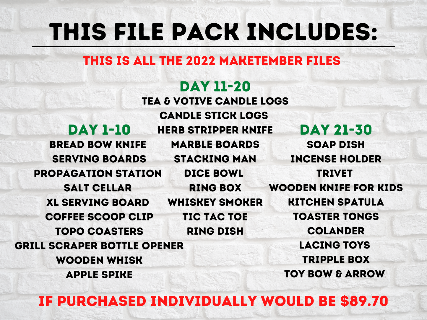 2022 Maketember Mega File Pack